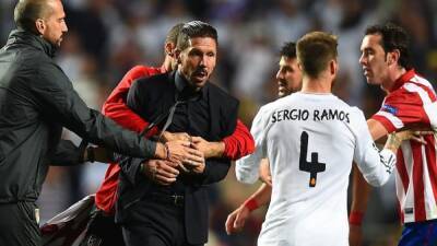 Luis Suarez - Sergio Ramos - El Cholo - "El Cholo se acuerda de mi padre y de mi madre al hablar de Lisboa..." - en.as.com -  Lisboa