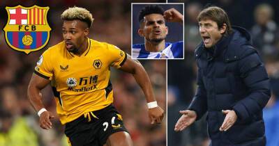 Antonio Conte - Bruno Lage - Matt Doherty - Luis Díaz - Conte dealt blow with Barca set to beat Spurs to Traore signing - msn.com - Ireland