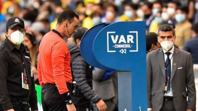 Brazil goalkeeper Alisson hails VAR after two red cards rescinded - channelnewsasia.com - Brazil - Colombia - Ecuador