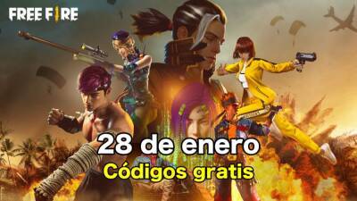 Códigos Free Fire de hoy 28 de enero de 2022; todas las recompensas gratis - MeriStation - en.as.com