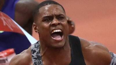 Christian Coleman - Marcell Jacobs - Noah Lyles - Christian Coleman: World champion to make sprint return after whereabouts ban - bbc.com - Qatar - Italy - Usa -  Tokyo - New York -  Belgrade - Birmingham