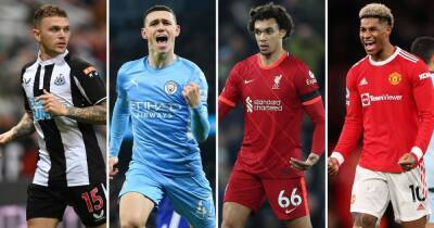 Marcus Rashford - Kieran Trippier - Mohamed Salah - Scott Mactominay - Sadio Mane - Ruben Neves - Phil Foden - Josh Sargent - Luis Díaz - Foden, Alexander-Arnold, Trippier: Defenders dominate nominees for Premier League POTM - givemesport.com - Manchester - Usa - Madrid - Liverpool