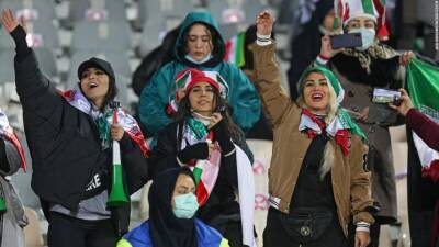 Iranian women allowed to watch landmark moment as Iran qualifies for World Cup in Qatar - edition.cnn.com - Qatar - Iran - Iraq -  Tehran