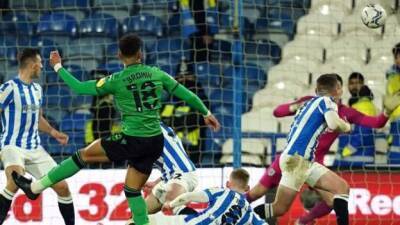 Aston Villa - Joe Allen - Duane Holmes - Jacob Brown - Harry Toffolo - Jonathan Hogg - Josh Koroma - Huddersfield Town 1-0 Stoke City: Jacob Brown strike earns Potters draw - bbc.com - Jordan - county Taylor -  Huddersfield -  Stoke