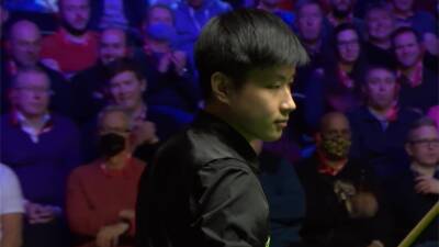 Zhao Xintong secures statement win to knock defending champion Judd Trump out of German Masters and reach semi-finals