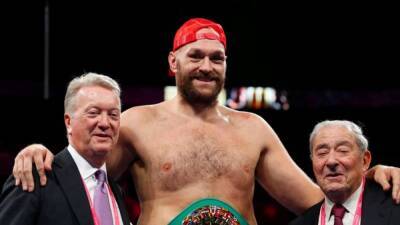 Anthony Joshua - Oleksandr Usyk - Tyson Fury - Frank Warren - Boxing-Fury to face Whyte in all-British world heavyweight title clash - channelnewsasia.com - Britain - Ukraine