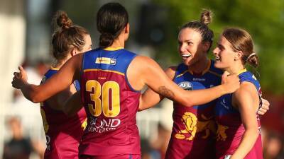 Adelaide Crows remain undefeated after win over Melbourne Demons, Brisbane Lions hold off Geelong in AFLW - abc.net.au - Ireland