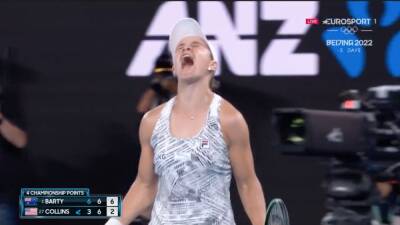 El puntazo de número uno con el que Barty se corona en la historia del tenis australiano - en.as.com - Argentina - Madrid