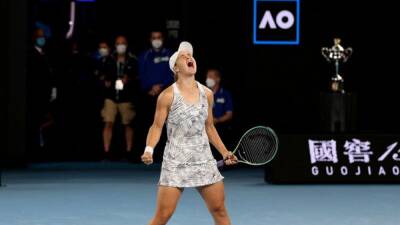 Barty says 'dream come true' to win Australian Open