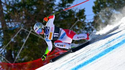 Sofia Goggia - Corinne Suter - Mikaela Shiffrin - Corinne Suter shows good form by winning last World Cup downhill race before Beijing Olympics - eurosport.com - Switzerland - Italy - Usa - China - Beijing - Austria