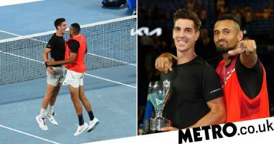 ‘I love you, bro!’ – Nick Kyrgios and Thanasi Kokkinakis crowned Australian Open champions