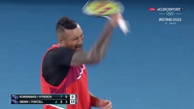 Se para la final masculina de dobles por gritos y asoma Kyrgios al rescate - en.as.com - Argentina - Madrid