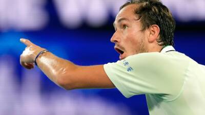 Daniil Medvedev appears mad as hell at the Australian Open ahead of final against Rafael Nadal