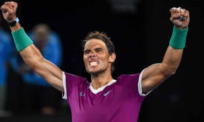 Roger Federer - Rafael Nadal - Roland Garros - Pete Sampras - Djokovic, Federer and now Nadal – the big three chasing a glorious 21st - theguardian.com - Usa - Australia - New York