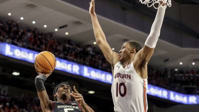 Bruce Pearl - Marvin Johnson - Jabari Smith, No. 1 Auburn pull away from Oklahoma - foxnews.com - state Missouri - state Alabama - state Oklahoma