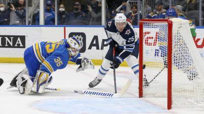 Kyle Connor - Ville Husso - Jets snap 6 game winless streak with win over Blues - foxnews.com - county St. Louis -  Pierre