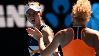 Barbora Krejcikova - Beatriz Haddad-Maia - Krejcikova and Siniakova fight back to win Australian Open women's doubles - channelnewsasia.com - France - Australia - Czech Republic