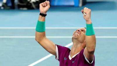 Roger Federer - Rafael Nadal - Australian Open: Rafael Nadal 'physically destroyed' after 'most unexpected' win of career - bbc.com - Russia - Australia