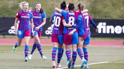 Jenni Hermoso - Irene Paredes - El Barcelona - FÚTBOL FEMENINO El Barcelona supera el centenar de goles en Primera Iberdrola - en.as.com