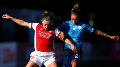 Vivianne Miedema - Meadow Park - Ella Toone - Diane Caldwell - Beth Mead - Katie Maccabe - Louise Quinn - FA Cup wrap: Arsenal and Manchester United advance to 5th round - rte.ie - Manchester - London - Ireland - Birmingham