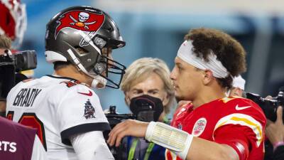 Patrick Mahomes talks Tom Brady following AFC title game loss: 'His career is one of a kind'
