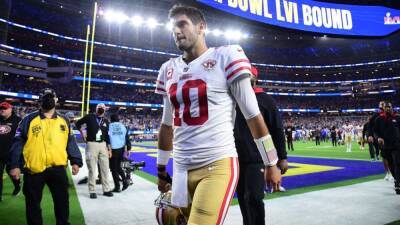 Jimmy Garoppolo - John Lynch - Jimmy Garoppolo, facing uncertain future with San Francisco 49ers, says emotions 'hit pretty hard' after NFC title game loss - espn.com - San Francisco -  San Francisco - Los Angeles -  Los Angeles