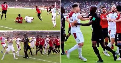AFCoN: Egypt vs Morocco referee accused of pushing player during bizarre brawl