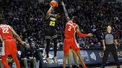Jaden Ivey - Jaden Ivey 3 in last second, No. 6 Purdue fends off No. 16 Ohio State - foxnews.com - county Brown - state Indiana - state Ohio
