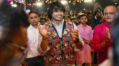 Watch: Neeraj Chopra Performs Garba At Event In Vadodara - sports.ndtv.com -  Tokyo - India - Birmingham