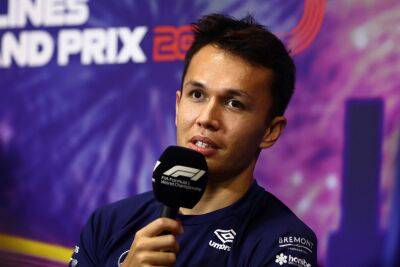 Alex Albon gives health update after returning to cockpit following appendicitis
