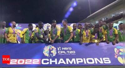 Jamaica Tallawahs romp to CPL title - timesofindia.indiatimes.com - Afghanistan - Pakistan - Barbados - Jamaica