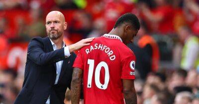 Erik ten Hag reveals what he told Marcus Rashford 'on day one' after joining Manchester United