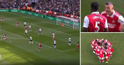 Granit Xhaka - Tottenham Hotspur - Arsenal vs Spurs: Granit Xhaka showed incredible leadership after Partey goal - givemesport.com