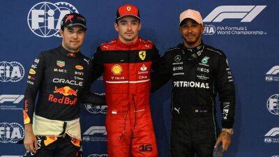 Charles Leclerc grabs Singapore Grand Prix pole with Max Verstappen forced to settle for eighth