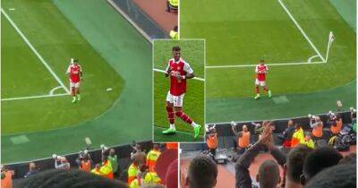 Arsenal's Ben White mocking Tottenham fans in derby caught on camera