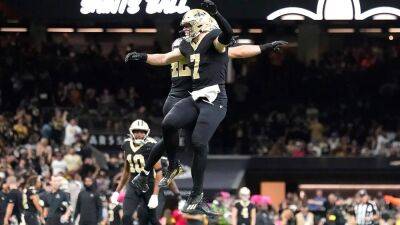 Andy Dalton - Alvin Kamara - Taysom Hill's three touchdowns help Saints snap losing streak - foxnews.com -  Seattle -  New Orleans