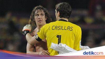 El Clasico - Iker Casillas - Carles Puyol - Puyol Minta Maaf Usai Komentari Cuitan Gay Casillas - sport.detik.com