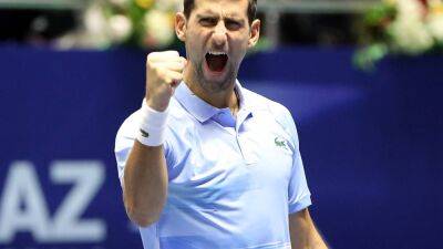 Roger Federer - Novak Djokovic - Pete Sampras - Novak Djokovic 'super-pumped' to end season on high after winning back-to-back titles - thenationalnews.com - Australia - London - Israel -  Rome -  Tel Aviv -  Astana