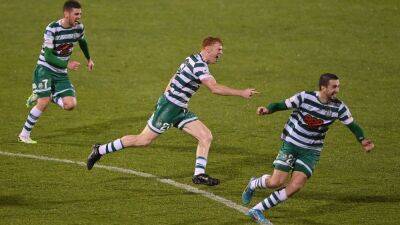 Rory Gaffney keeps his feet on the ground after dramatic win
