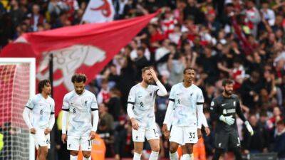 Juergen Klopp - Arsenal loss leaves Klopp's Liverpool scrambling to keep up - channelnewsasia.com - Manchester