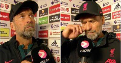 Jurgen Klopp interview after 3-2 loss v Arsenal concerns Liverpool fans