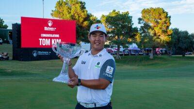 Patrick Cantlay - Tiger Woods - Tom Kim - Kim matches Woods' feat with Shriners Children's Open win - rte.ie - Usa -  Las Vegas - South Korea - county Woods