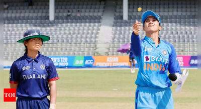 Women's Asia Cup: India opt to bowl against Thailand