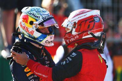 Charles Leclerc's class message to Max Verstappen after Dutchman seals title