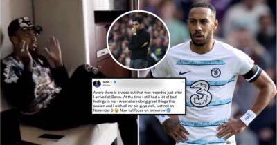 Pierre-Emerick Aubameyang - Mikel Arteta - Aubameyang posts tweet after video shows him criticising Arsenal's Mikel Arteta - givemesport.com - Gabon