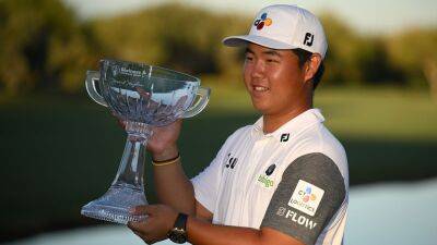 Tom Kim joins Tiger Woods in elite company with Shriners Children’s Open victory