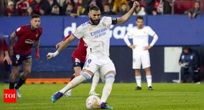 Carlo Ancelotti - Thibaut Courtois - Karim Benzema returns as Real Madrid eye Champions League knockout stage - timesofindia.indiatimes.com - Ukraine - Belgium - Spain - Italy -  Warsaw -  Donetsk