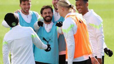 Akanji steals the show as Man City have fun-filled Champions League training - in pictures