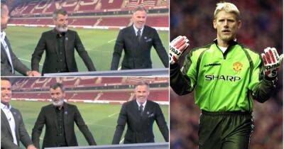 Bobby Charlton - Aston Villa - Roy Keane - Ashley Young - Peter Schmeichel - Roy Keane burns Peter Schmeichel while answering Premier League question - givemesport.com - Manchester - Denmark