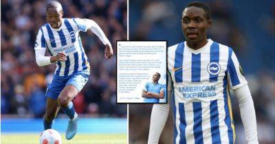 Enock Mwepu: Brighton player forced to retire from football, aged just 24